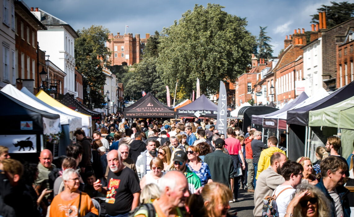 Work up an appetite for Farnham Food Festival!  