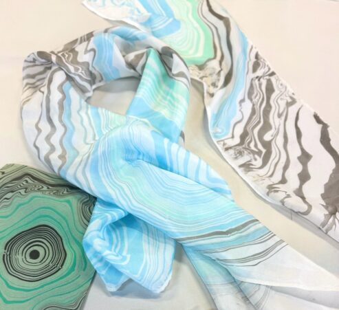 Suminagashi Silk Scarf Taster Workshop